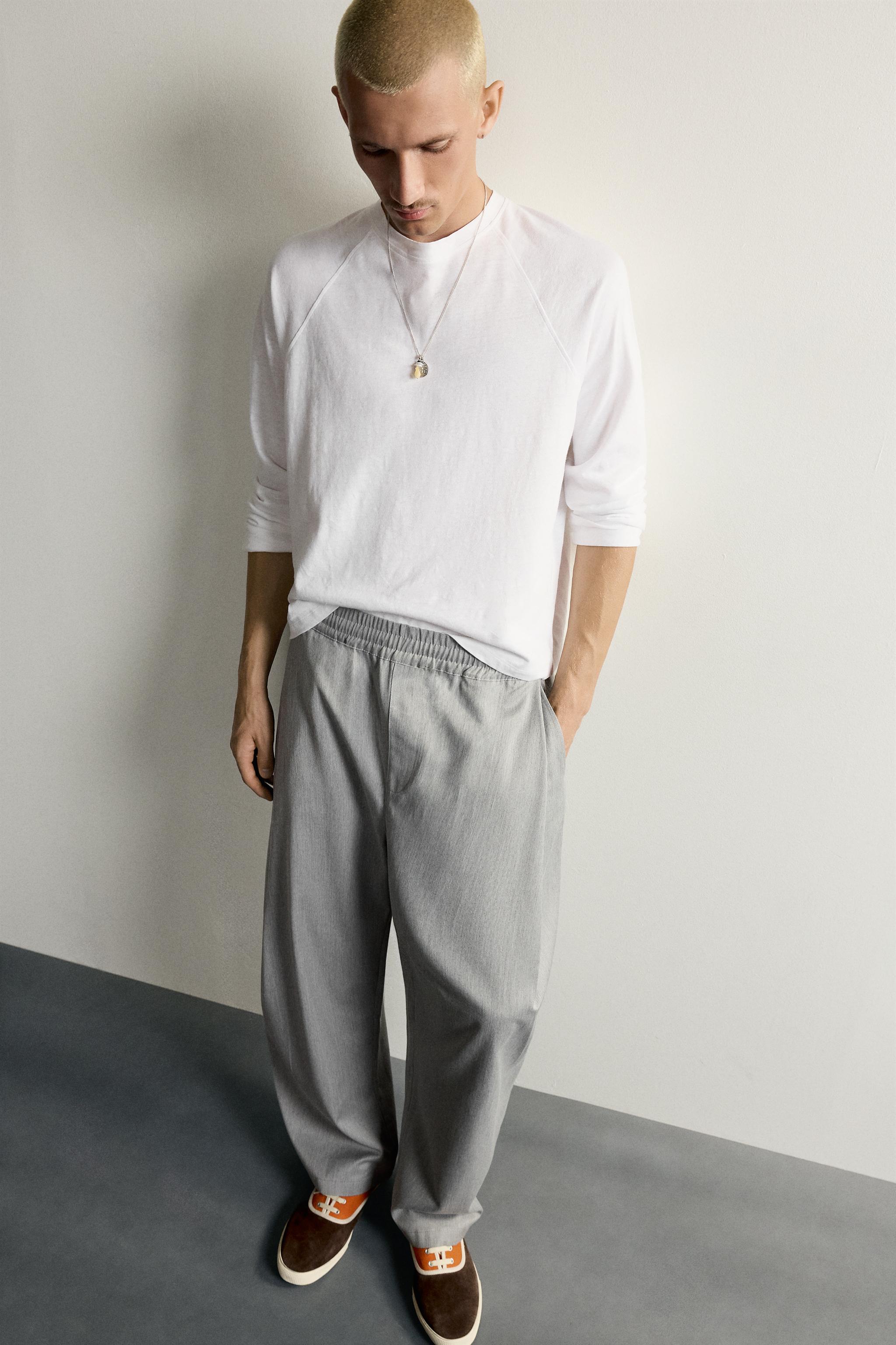 PANTALON BALLOON FIT À PLIS LATÉRAUX